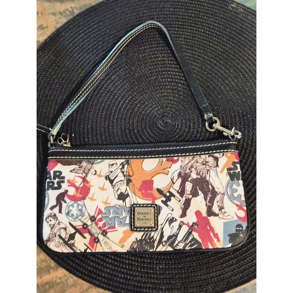 Dooney & Bourke Handbags - Dooney & Bourke Star Wars Comic Print Wristlet Clutch Bag Multi-Color